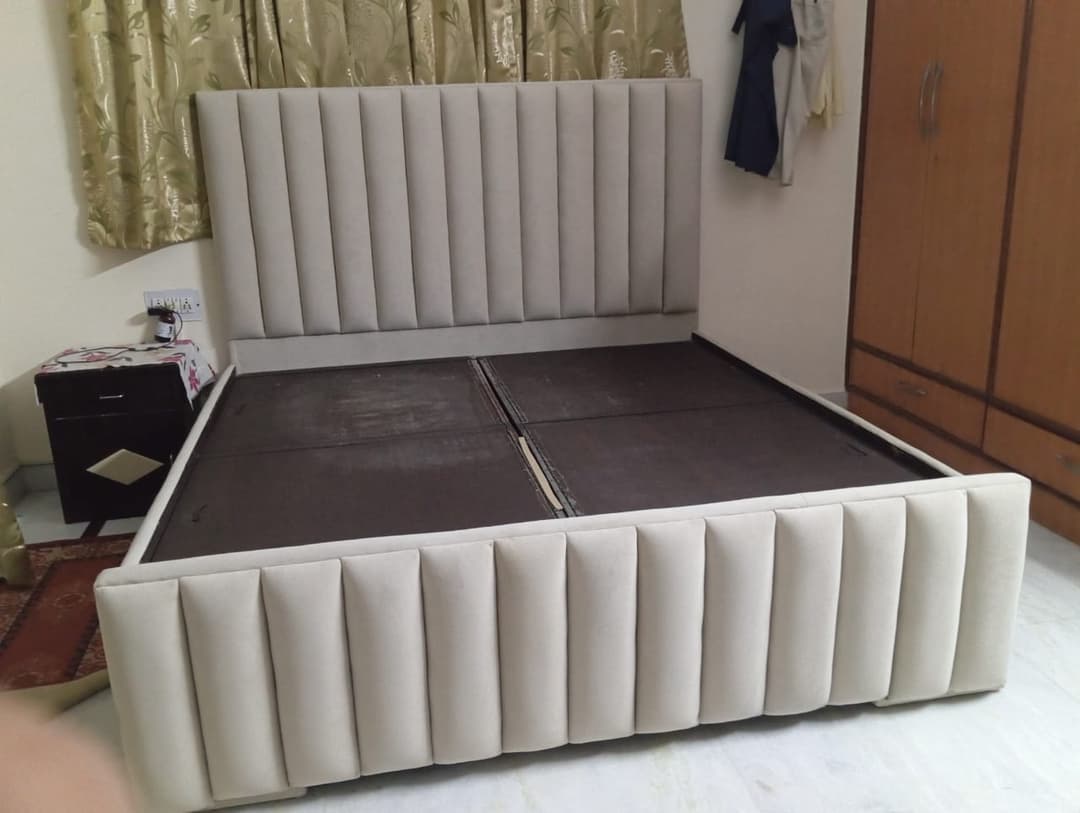 King-Size Bed – Made in Noida for Luxurious Sleep | Sofa Repair & Custom Sofa Maker in Noida