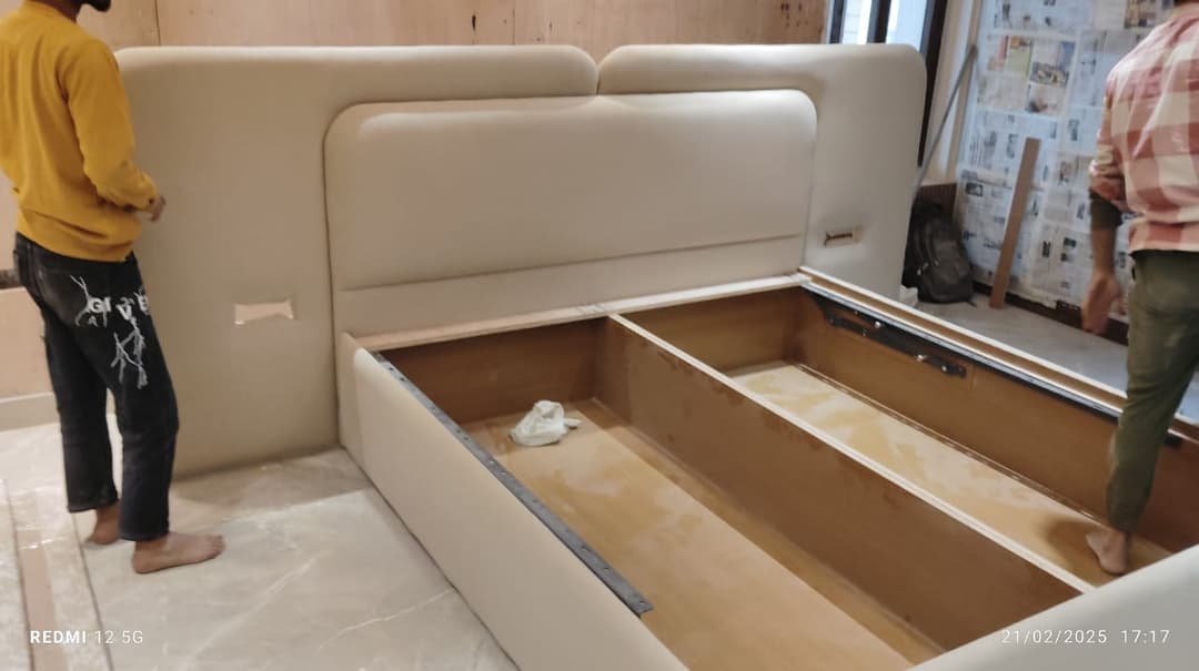 Modular Storage Bed – Smart Solution for Noida Homes | Sofa Repair & Custom Sofa Maker in Noida